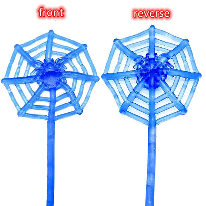 Sticky Spider Toy – Mini Spider Web Fidget Party Favor 15-Piece Set