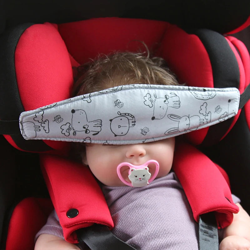 Baby Car Seat Head Support – Adjustable Stroller Belt