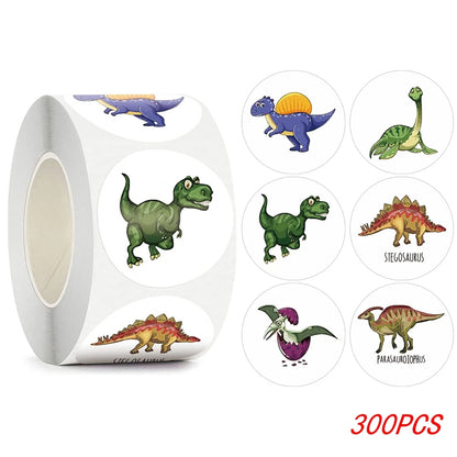 Dinosaur Stickers for Kids – 100 to 500 Teacher Reward Stickers
