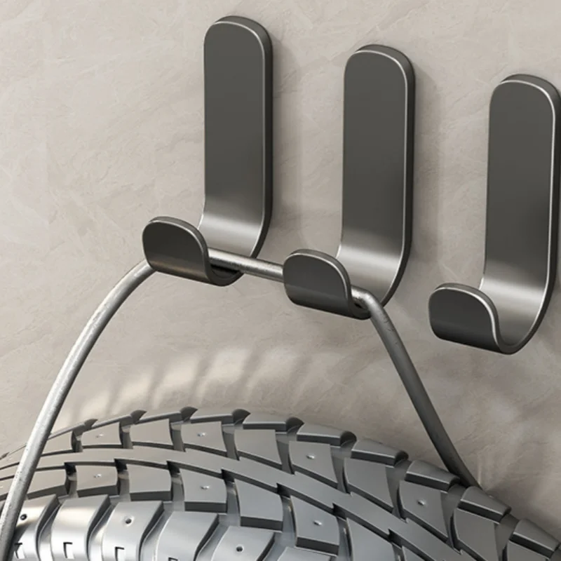 Self Adhesive Hooks – 6Pcs No Drill Wall Hanging J Hooks