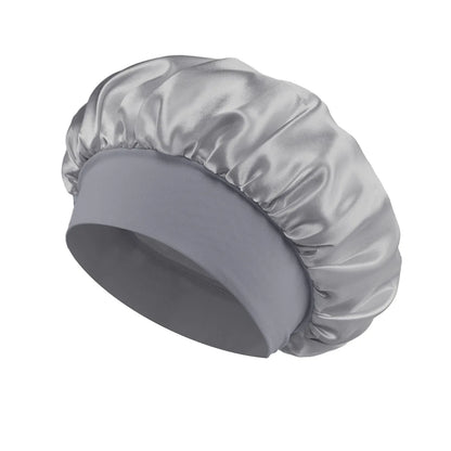 Satin Hair Bonnet for Sleeping – Large Silk Lined Hair Wrap Cap