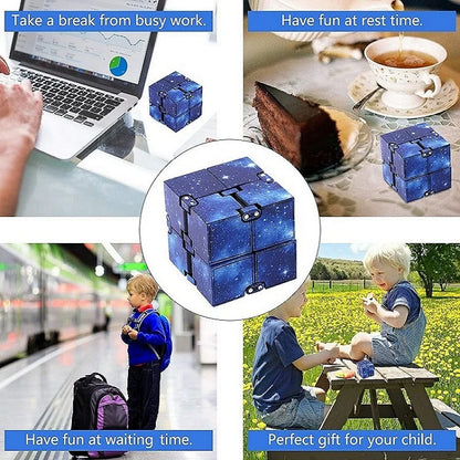 Infinity Cube Fidget Toy Folding Flip Puzzle for Teens and Adults
