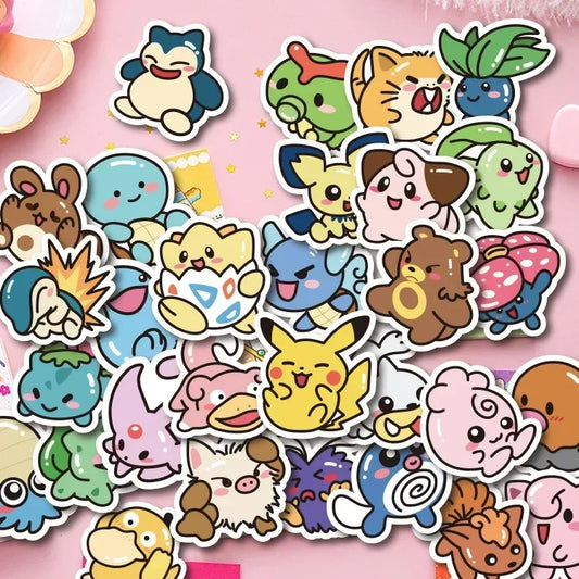 Anime Stickers 50PCS Kawaii Waterproof PVC Decals