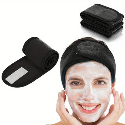 Adjustable Spa Headband for Makeup, Face Wash, Yoga & Shower