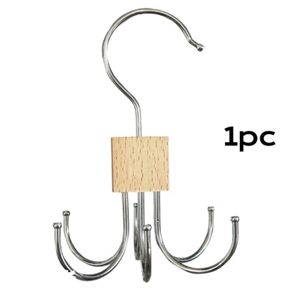 Rotating Storage Hanger – 360° Multi Hook Closet Organizer
