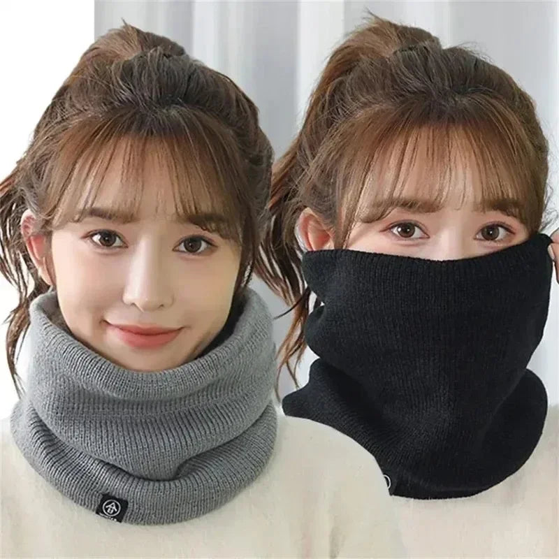 Knitted Neck Warmer for Winter Running Hiking and Outdoor Sports