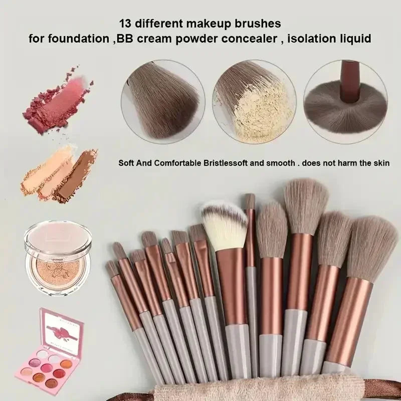 Makeup Brush Set, Soft Foundation, Eyeshadow & Blending Brushes