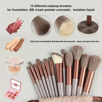 Makeup Brush Set, Soft Foundation, Eyeshadow & Blending Brushes