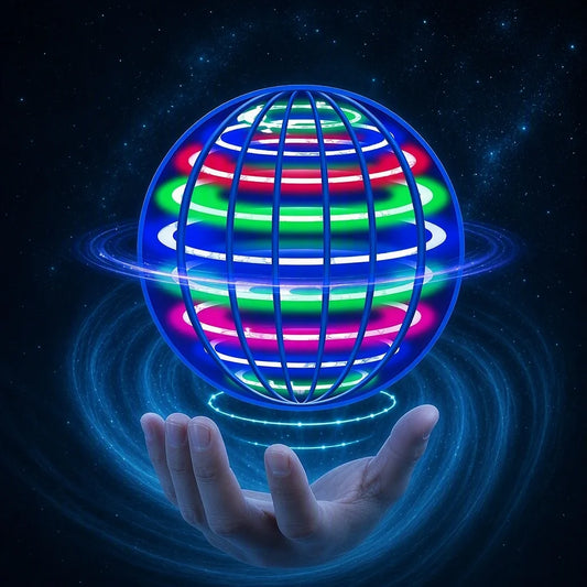 Hand Controlled Flying Ball with LED Lights for Indoor & Outdoor Play