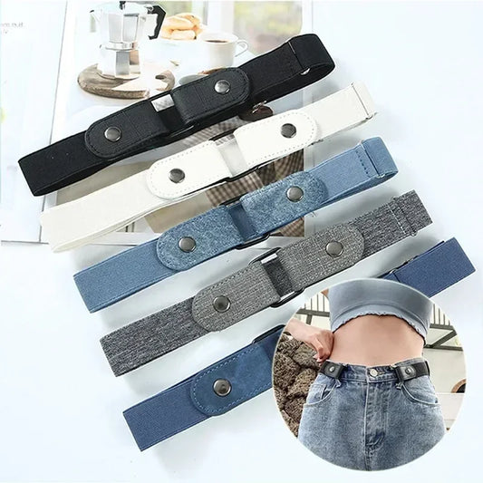 Buckle Free Belt Adjustable Elastic Waist Belt for Jeans and Pants