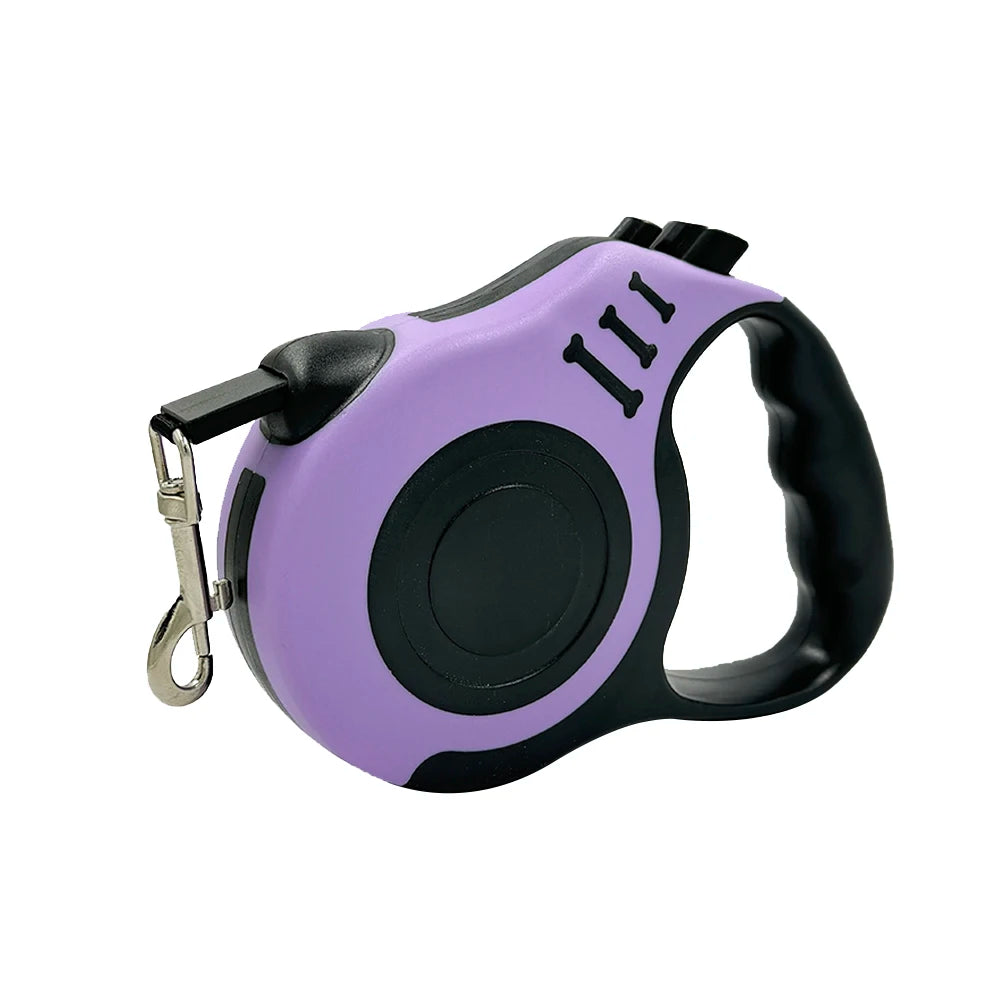 Retractable Dog Leash for Small Dogs & Cats – 3M or 5M Nylon Lead