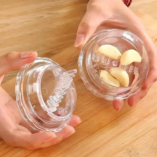 Manual Garlic Press & Crusher – Twist Garlic Chopper Kitchen Tool