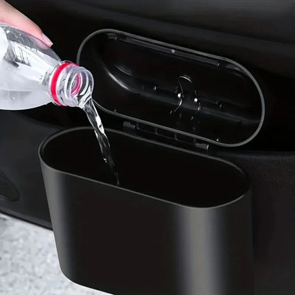 Mini Car Trash Can – Leak-Proof Auto Waste Bin With Lid