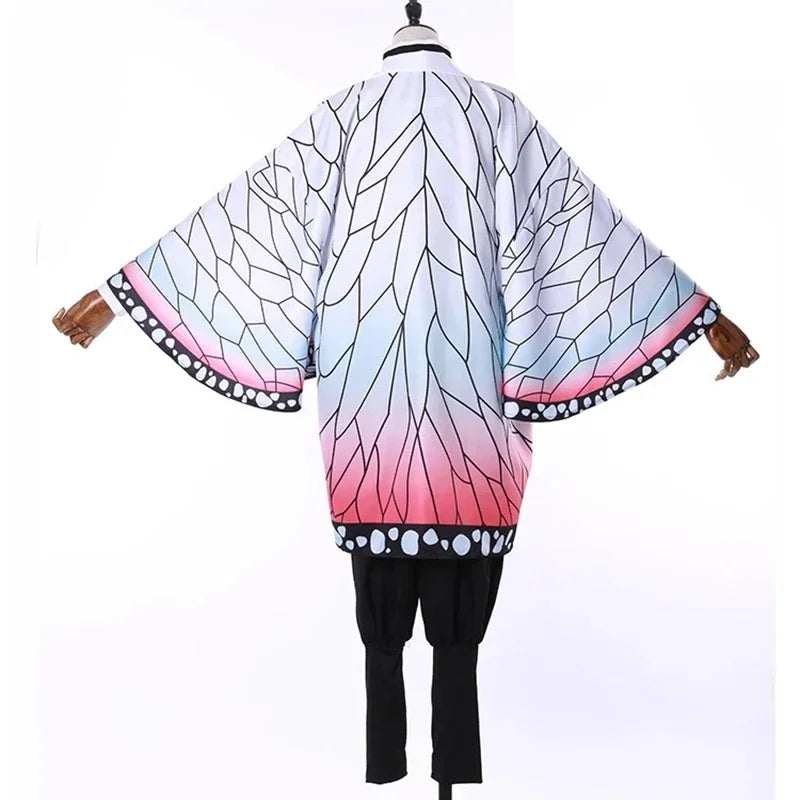 Women’s Anime Cosplay Costume – Kimono-Inspired Top & Pants Set