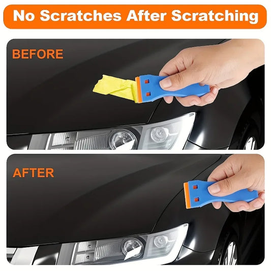 Plastic Razor Scraper for Glass, Stickers & Glue Removal