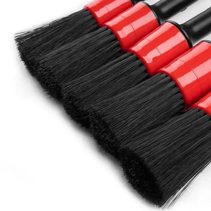 5PCS Car Detailing Brush Set for Interior, Wheels and Rims