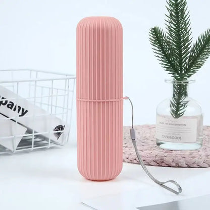 Toothbrush Travel Case with Protective Holder and Ventilation