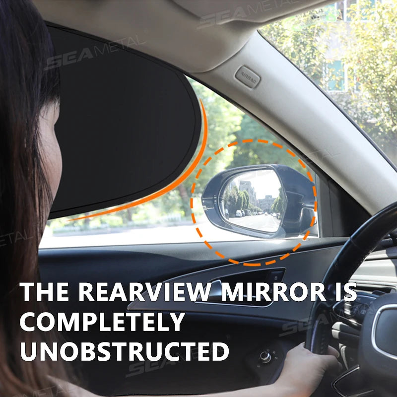Car Window Sun Shade – Electrostatic Side Window UV Protection
