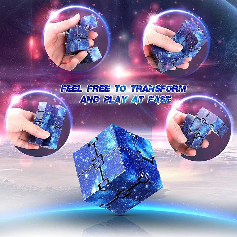 Infinity Cube Fidget Toy Folding Flip Puzzle for Teens and Adults