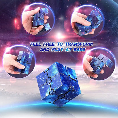 Infinity Cube Fidget Toy Folding Flip Puzzle for Teens and Adults
