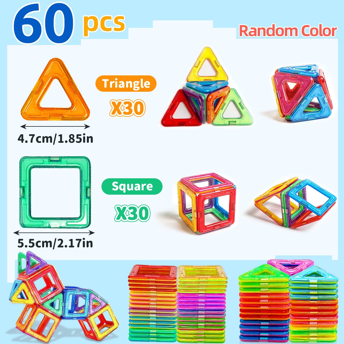 Magnetic Building Blocks – STEM Construction Toys for Kids