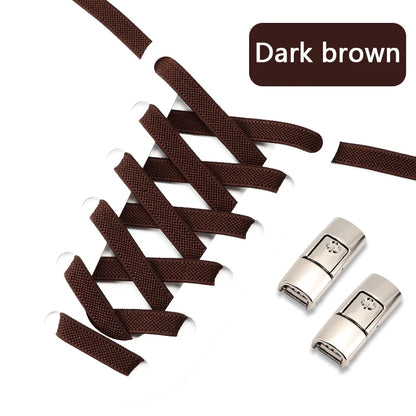 No Tie Shoe Laces with Press Lock for Kids and Adults