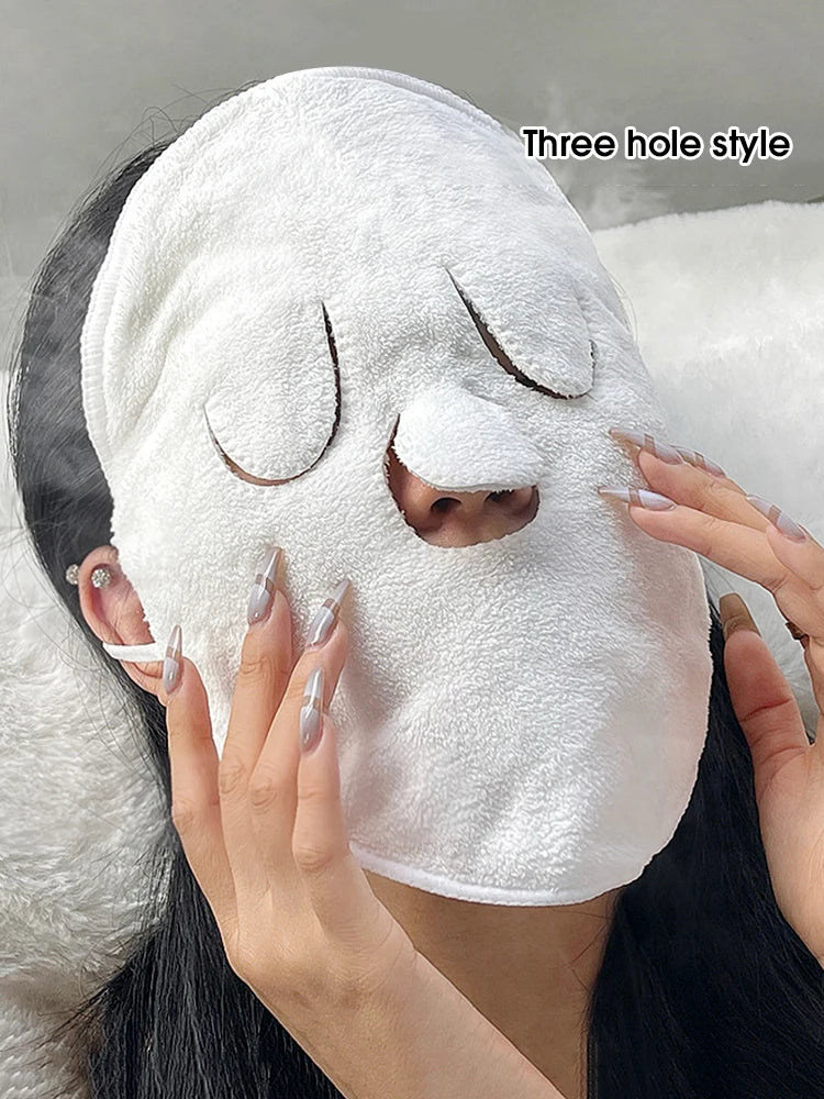 Hot Compress Face Towel for Warm and Cold Facial Care