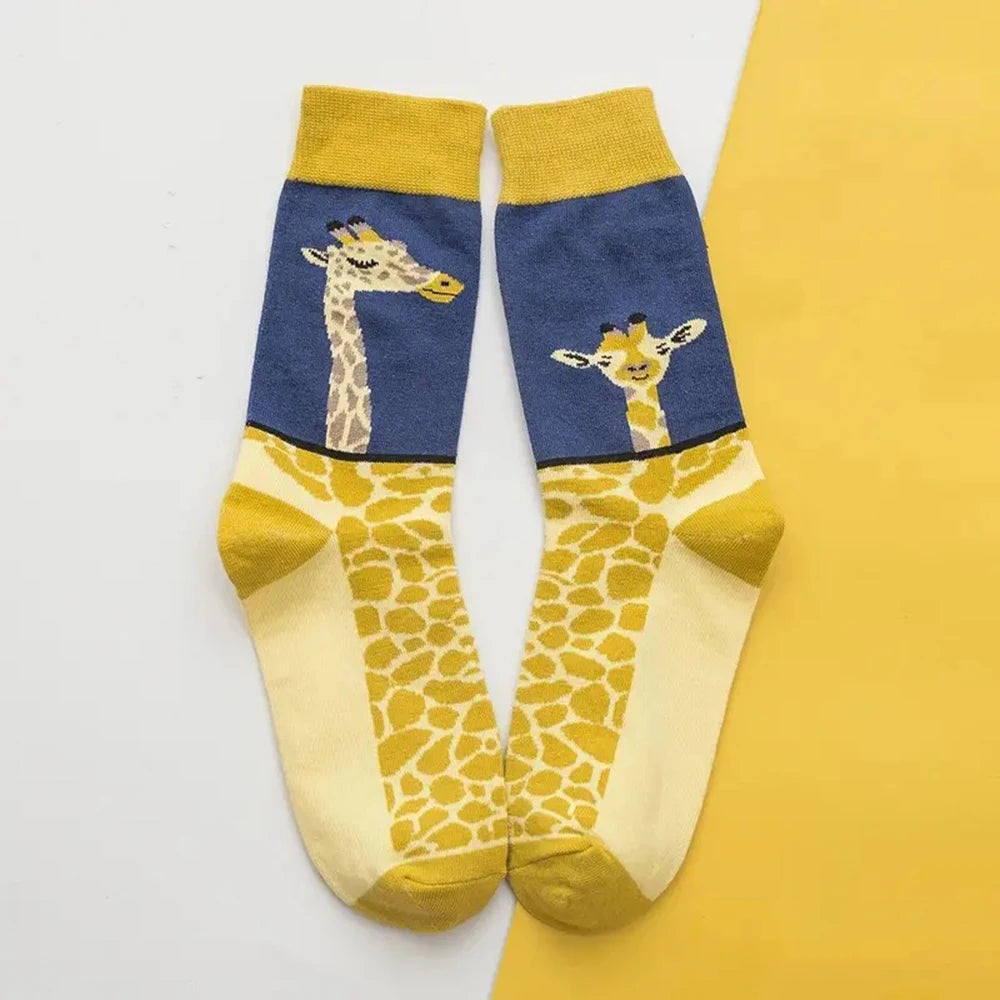Cute Women's Cartoon Socks – Funny Goose Casual Socks