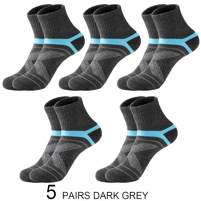 Men’s Sports Socks – 3 Pairs Hiking Running Basketball Socks