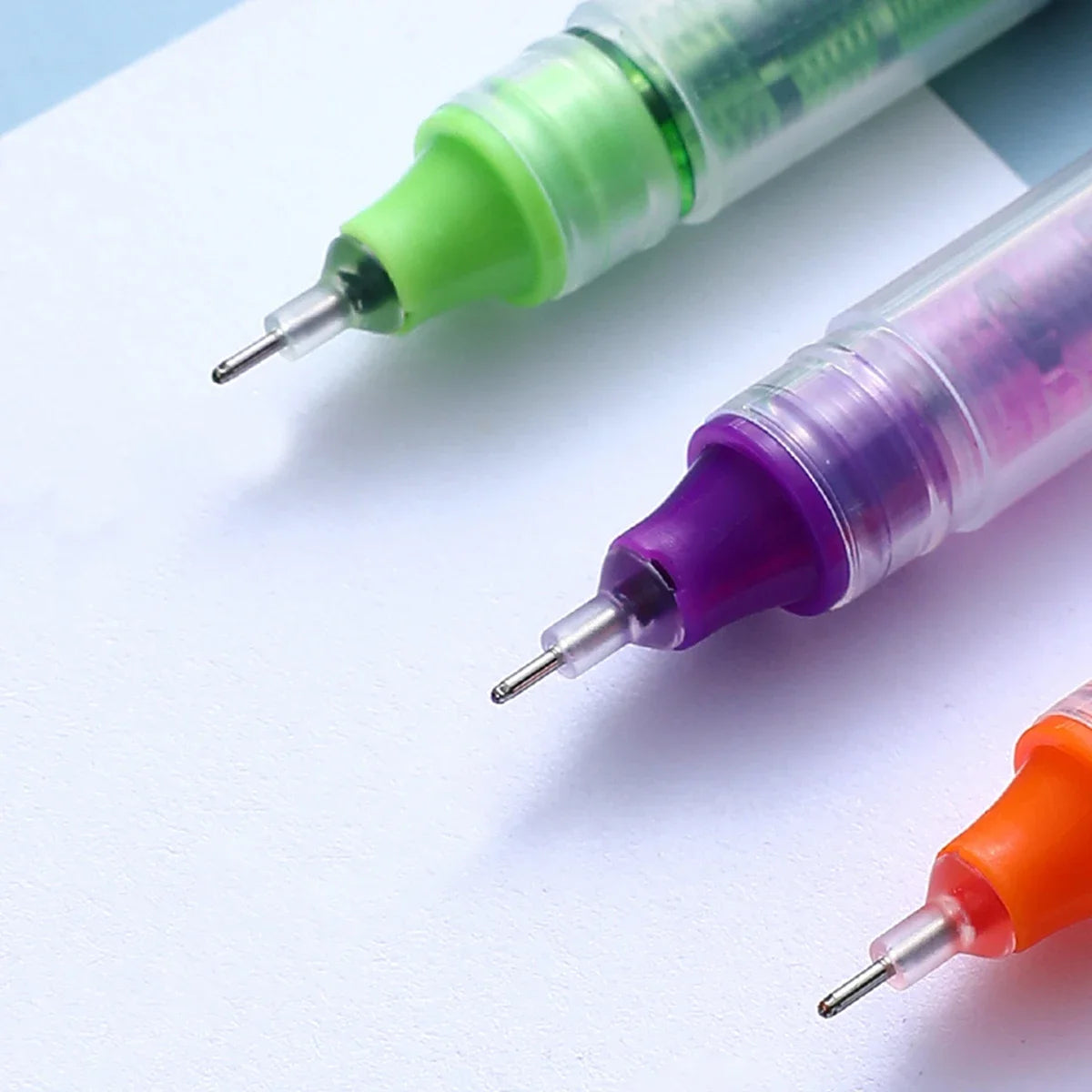 10 Pack Color Gel Pens 0.5mm Quick Dry for Writing and Note Taking