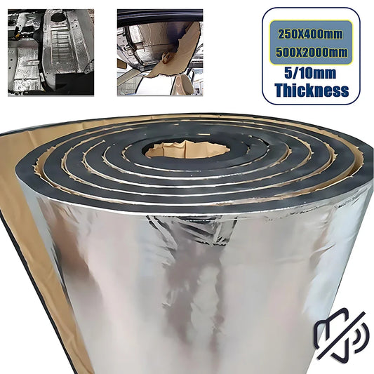 Car Sound Deadening Mat 5/10mm Closed Cell Foam Heat Insulation