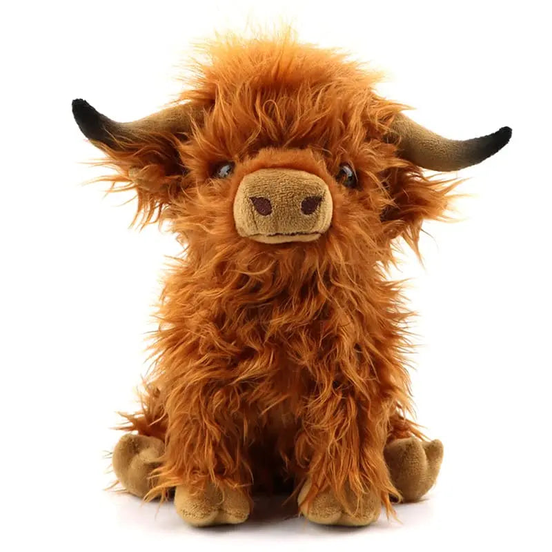 Highland Cow Plush 25cm Soft Stuffed Animal Toy for Kids