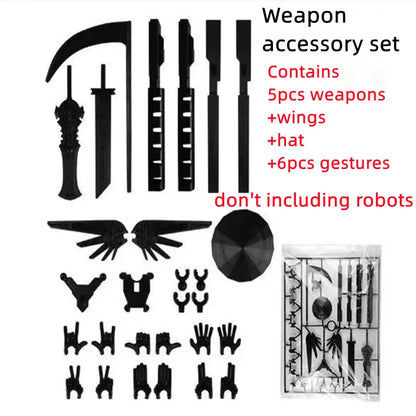 Movable Robot Action Figure, 13-Joint Poseable Model Toy – 14CM