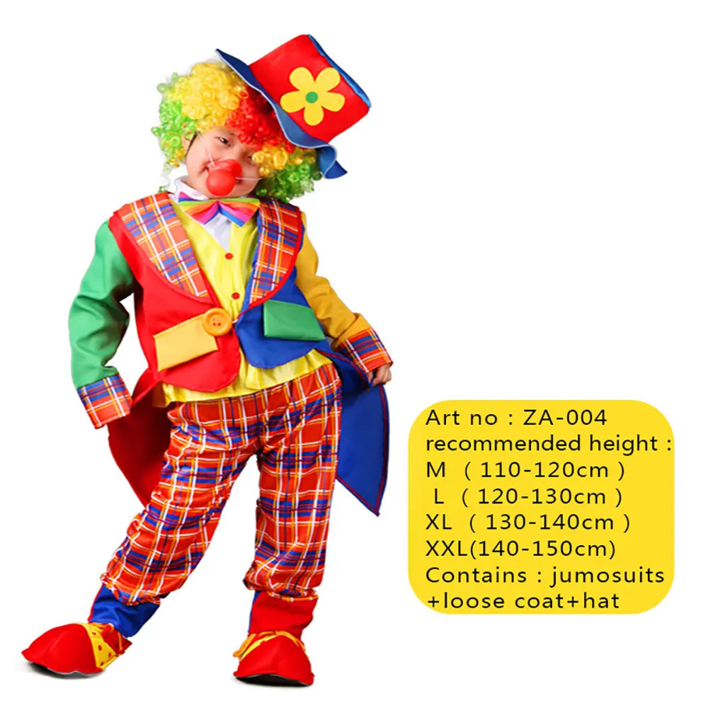 Kids Joker Costume Jumpsuit for Halloween & Carnival
