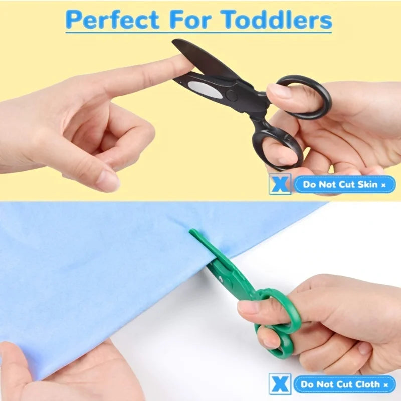 Preschool Safety Scissors – Kids Art & Craft Cutting Tool
