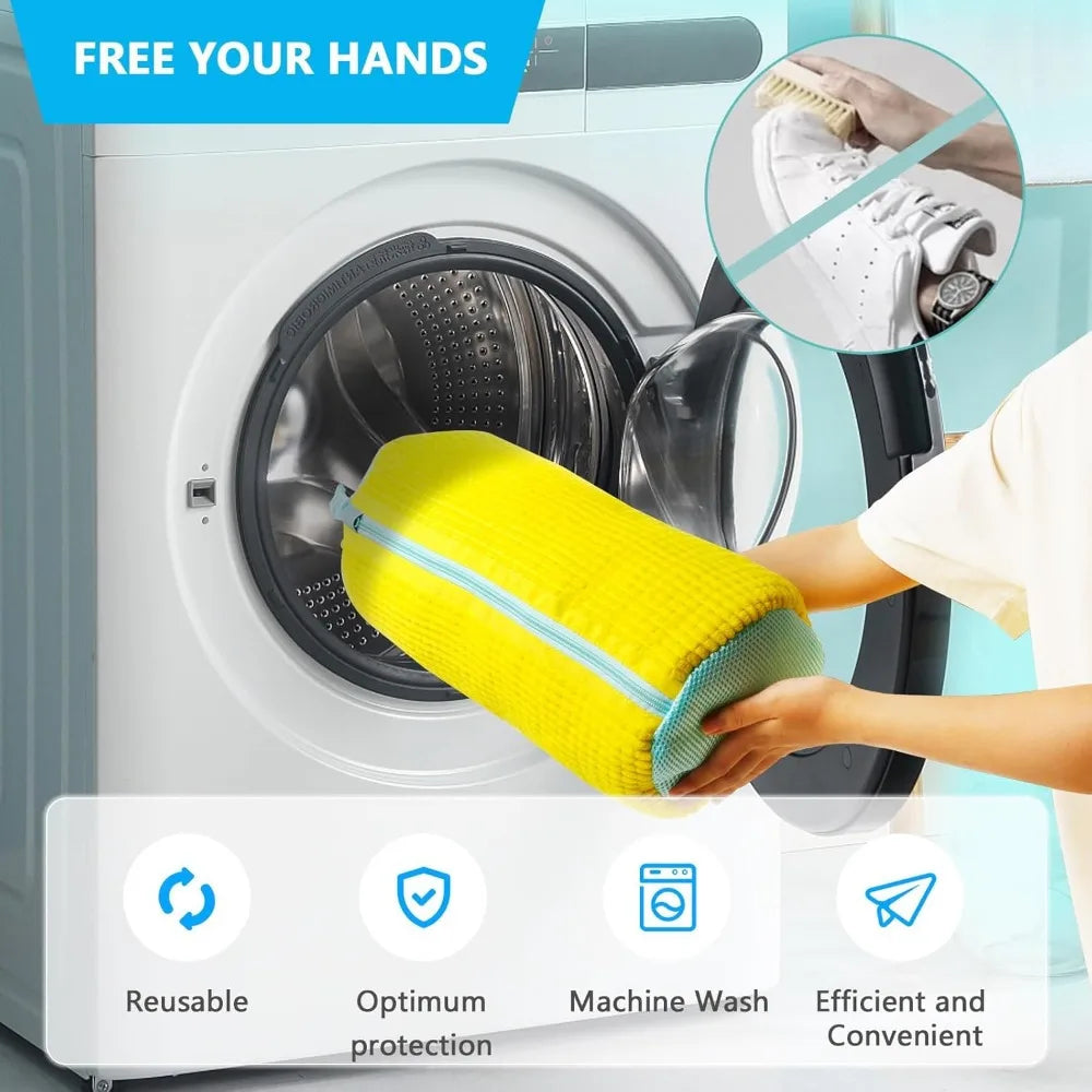 Shoe Washing Machine Bag for Sneakers and Casual Shoes