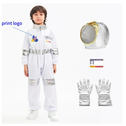 Astronaut Costume – Kids Space Jumpsuit for Halloween & Parties