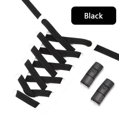 No Tie Shoe Laces with Press Lock for Kids and Adults