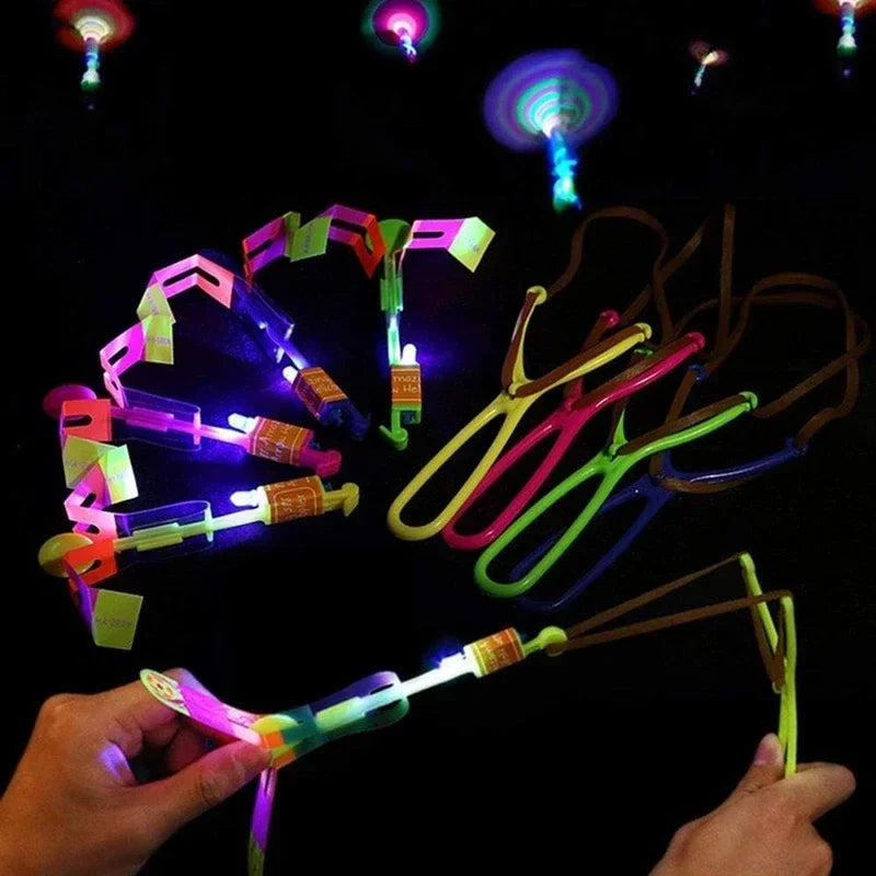 LED Flying Toy – Flashing Light-Up Party Toy
