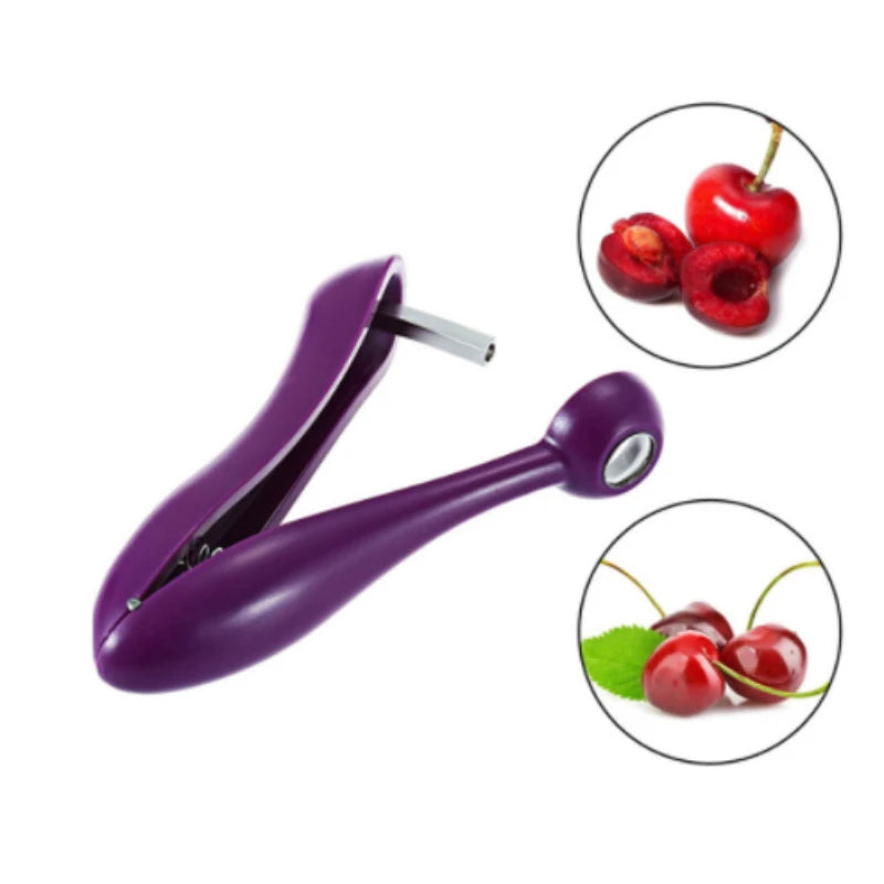 Cherry Pitter and Olive Pit Remover for Easy Fruit Preparation