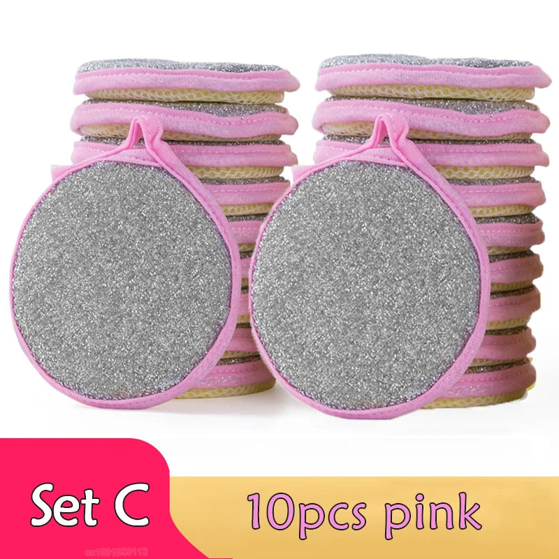 Double-Sided Dishwashing Sponge for Pots, Pans and Kitchen Cleaning