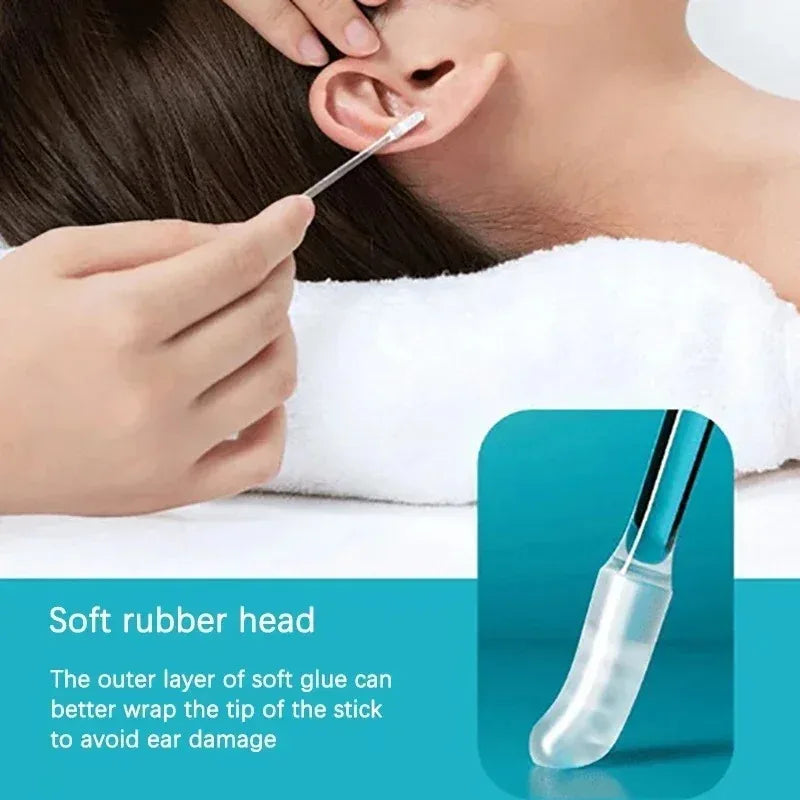 24PCS Sticky Ear Wax Removal Sticks for Gentle Ear Cleaning