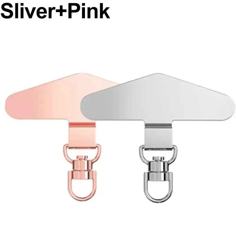 Phone Lanyard Patch – 360° Rotation Metal Tether Tab for Cell Phones