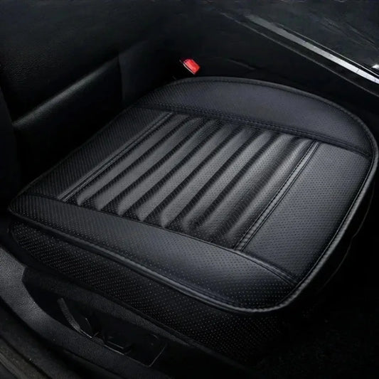 Leather Car Seat Cushion – Universal PU Anti-Slip Seat Cover