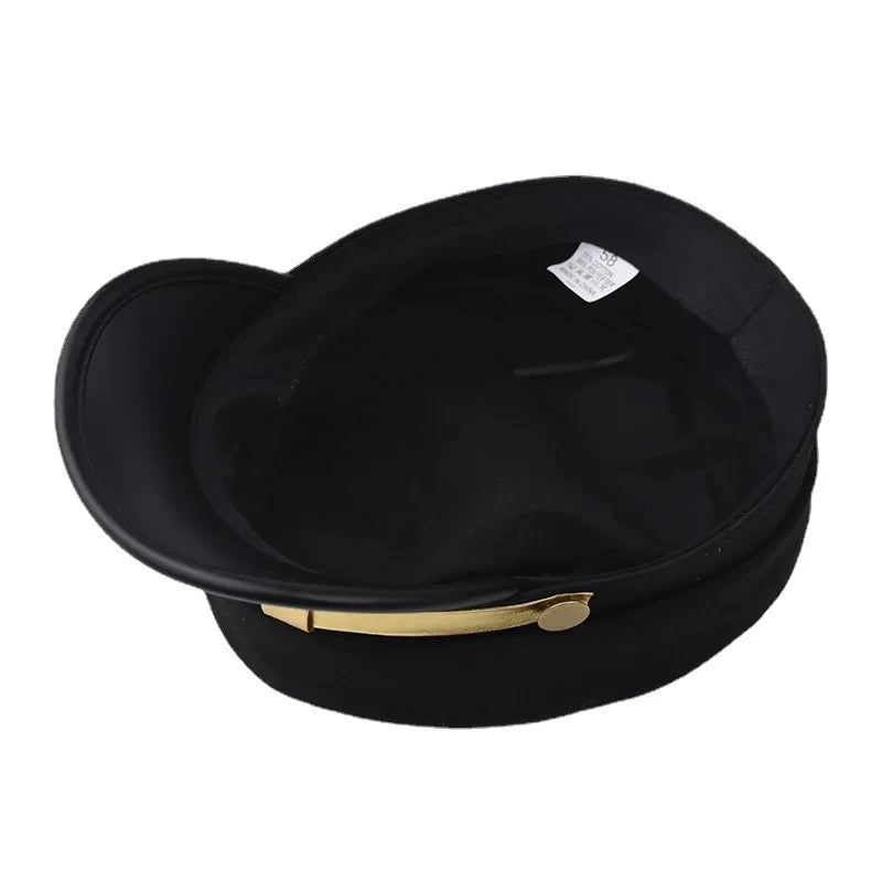 Anime JoJo's Bizarre Adventure Kujo Jotaro Cosplay Cap Unisex Adult Metal Badge Hat Prop