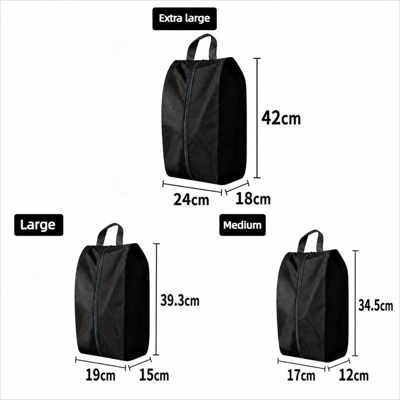 Travel Shoe Storage Bag – Waterproof Zipper Shoe Organizer Pouch