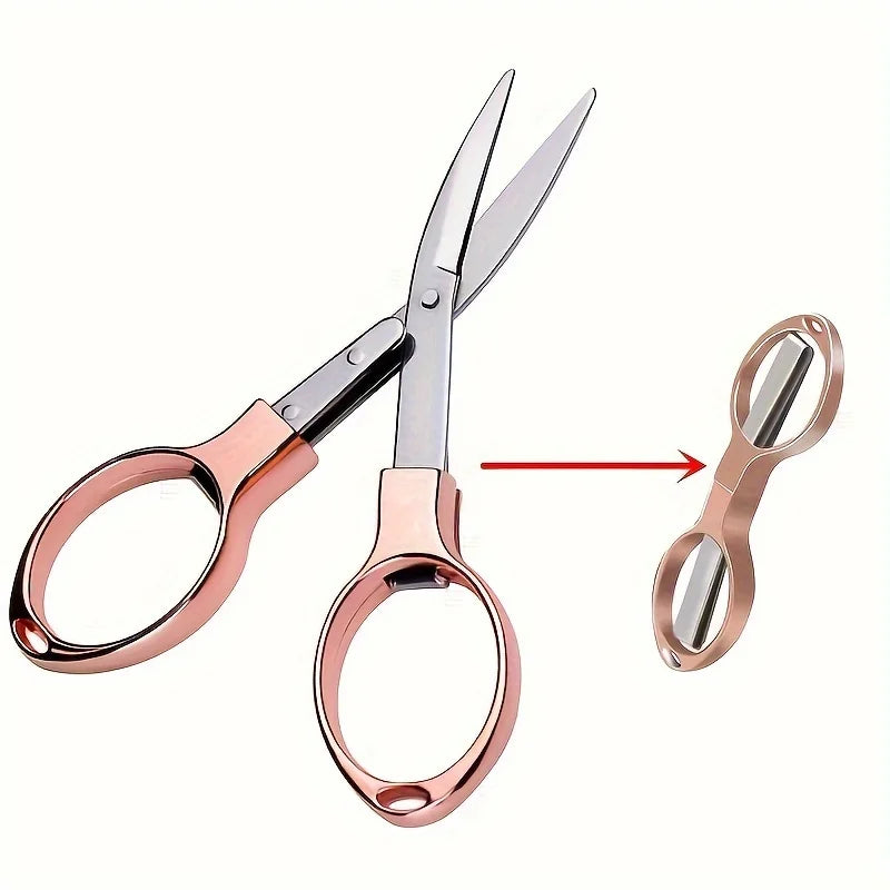 Folding Scissors – Portable Stainless Steel Travel Scissors