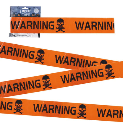 Halloween Warning Tape – Skull Design Spooky Party Decoration