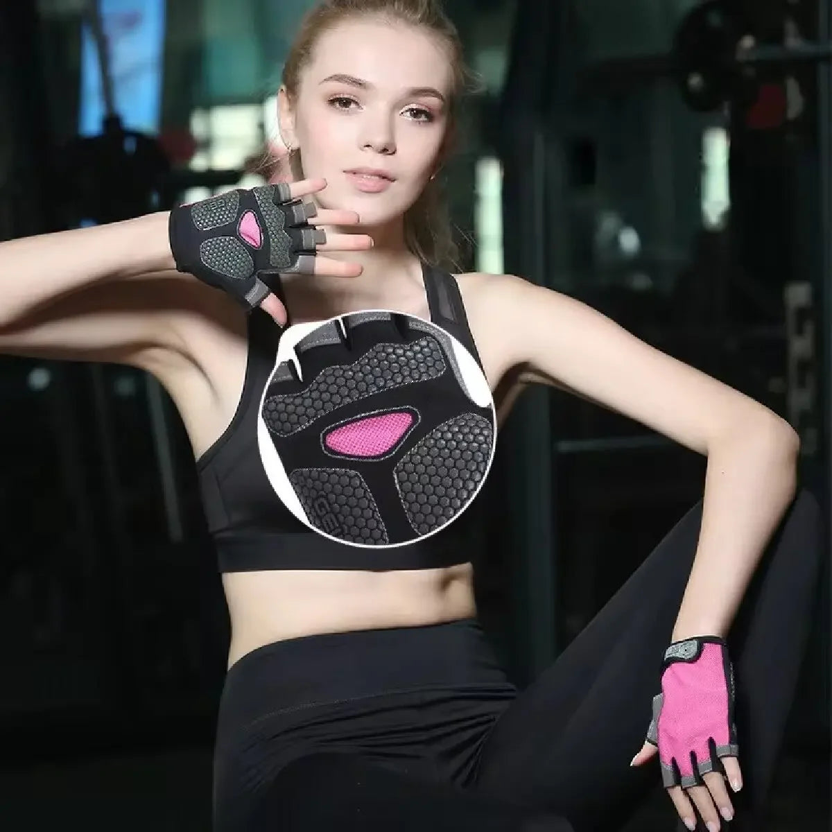 Fingerless Cycling Gloves for Gym, Bike and Outdoor Sports
