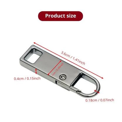 Replacement Zipper Pull – Detachable Repair Tabs for Clothes & Bags